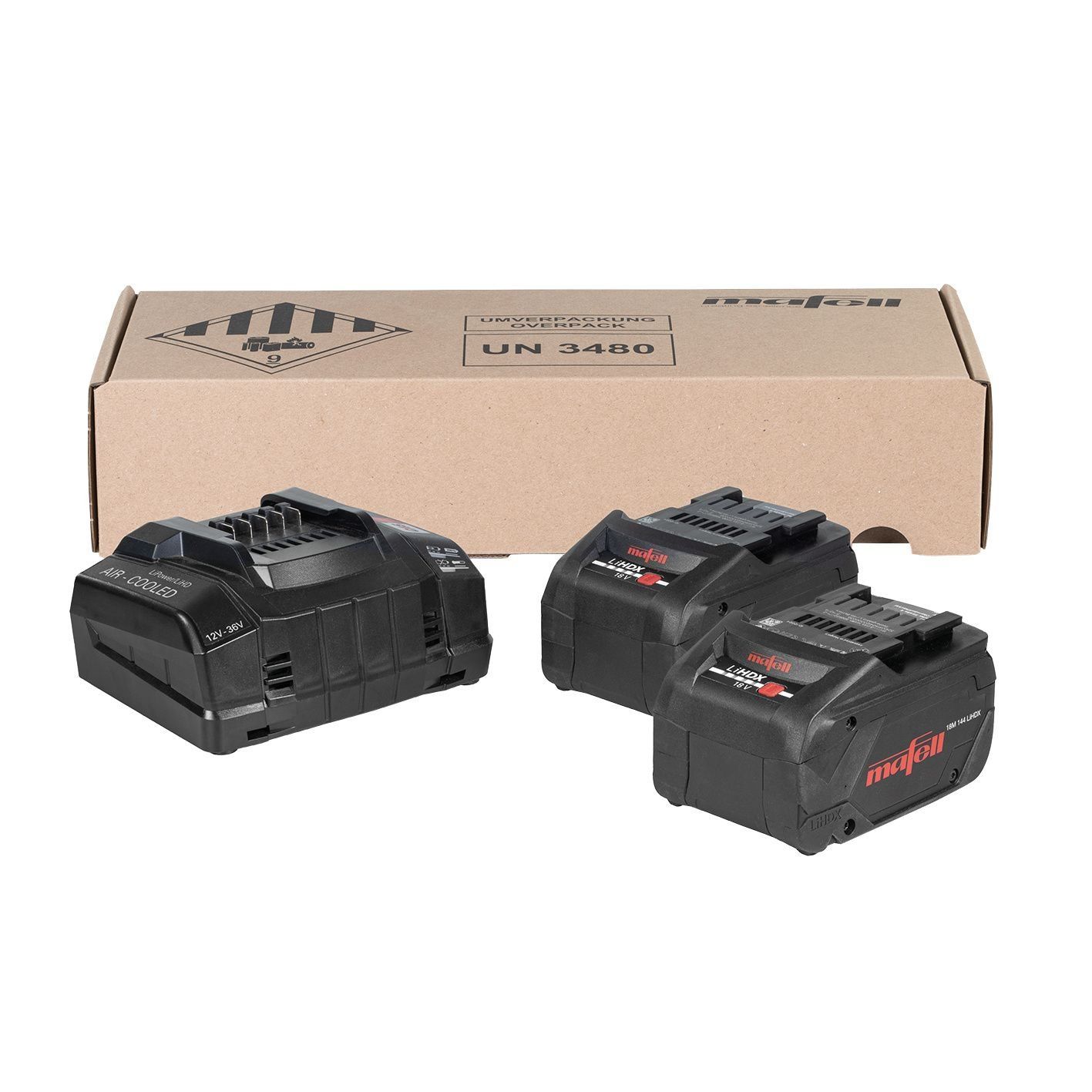 Σετ Μπαταριών Powerset 4 Mafell LiHDX 18Μ144 18V - 8Ah + Ταχυφορτιστής APS M+