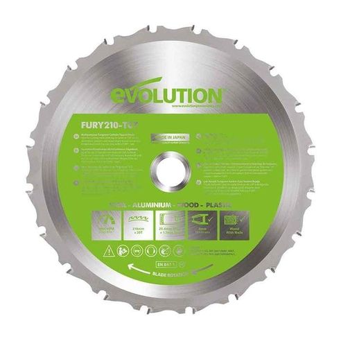 Ø210mm Multi-Material Cutting Blade for FURY3