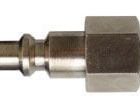 Male (plug) with Hose Adapter 1/4" - Italian Type - 