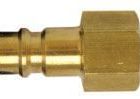 Male (plug) with Hose Adapter 1/4" - German Type - 