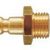 Male (plug) with Outdoor Hose Adapter 1/4" ΜΙΝΙ - German Type -