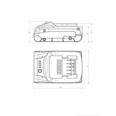 FASCO Battery CAS BATTERY PACK / LiHD 18V  4,0 Ah