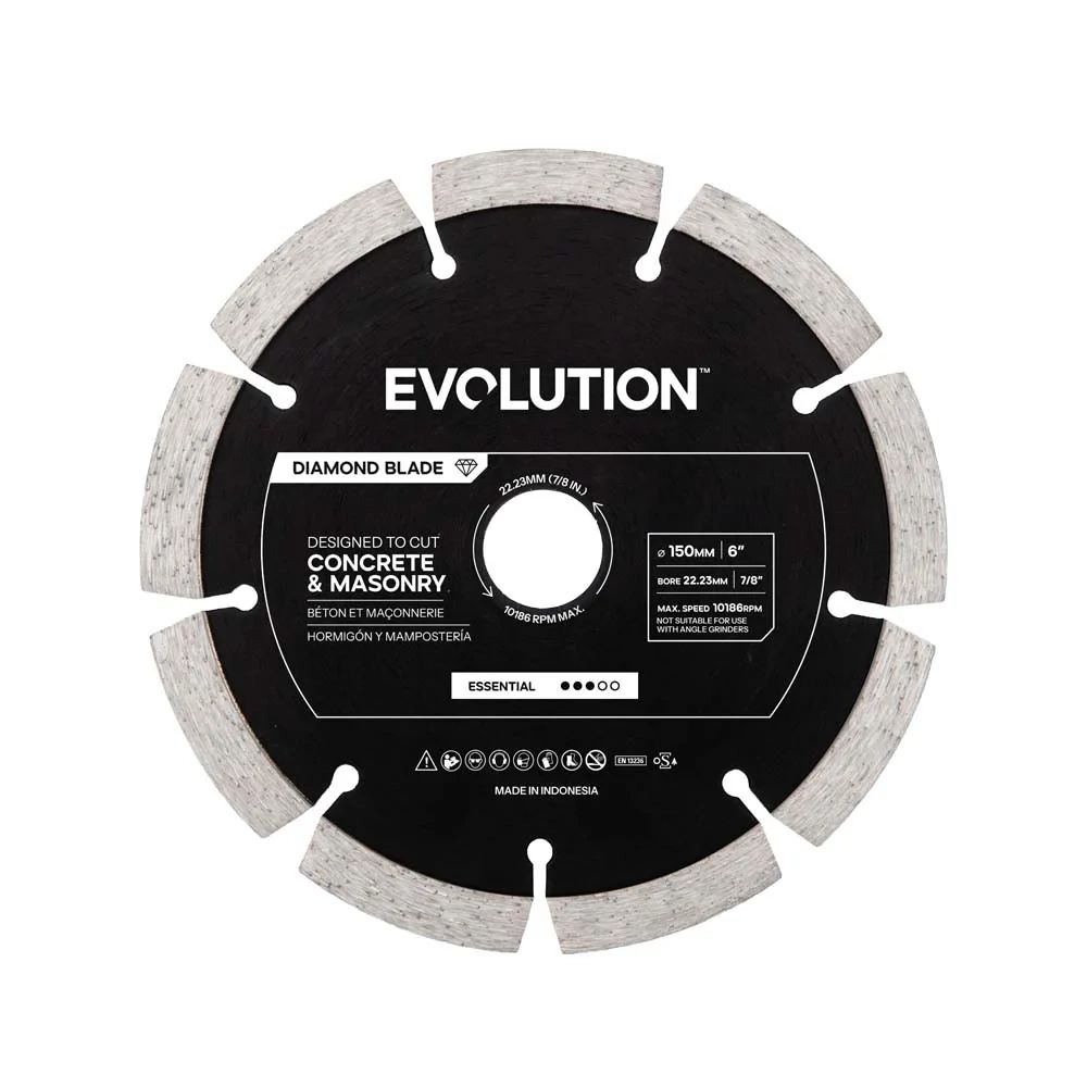 Δίσκος 150mm Διαμαντέ για Αδρανή Υλικά Γ.Χ. & Οπλισμένο Σκυρόδεμα  D150SEG-CS