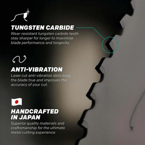 Δίσκος 355mm Αλουμινίου, A355TCT-100CS EVOMAX - Καρβιδίου Βολφραμίου