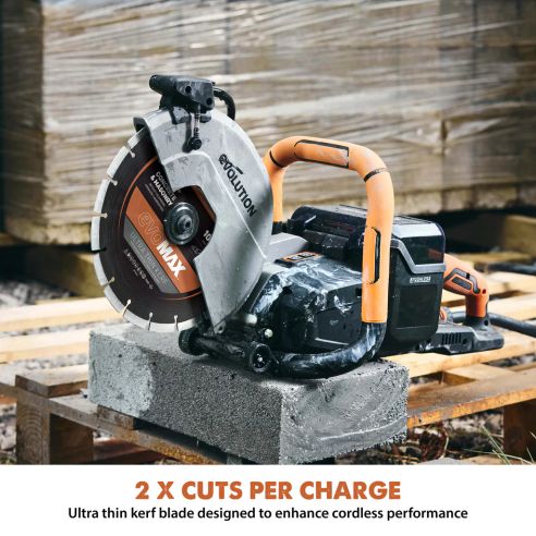 EVOMAX 260mm Cordless Specific, Premium Diamond Ultra Thin kerf Blade