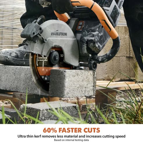 EVOMAX 260mm Cordless Specific, Premium Diamond Ultra Thin kerf Blade