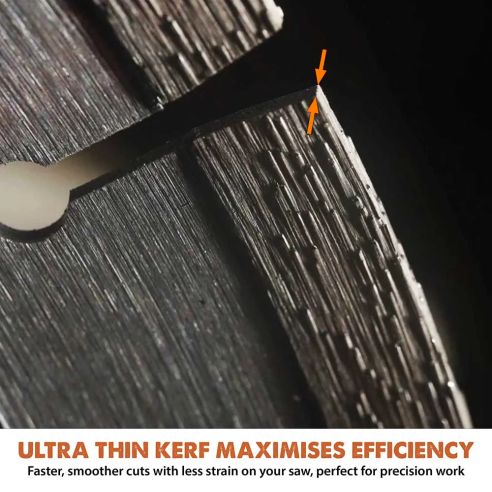 EVOMAX 260mm Cordless Specific, Premium Diamond Ultra Thin kerf Blade