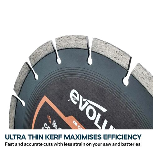 Δίσκος EVOMAX 230mm Αδαμαντοφόρος, εξαιρετικά λεπτή εντομή