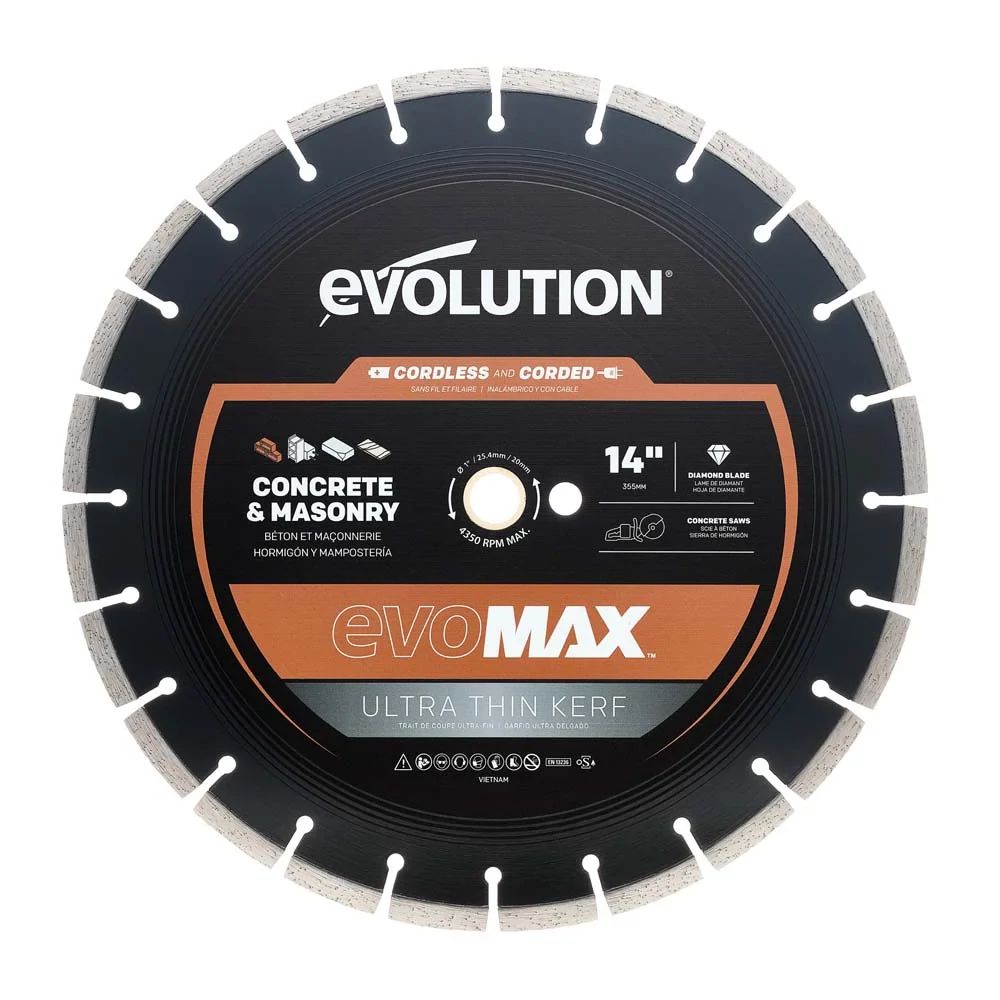 Δίσκος EVOMAX 350mm Αδαμαντοφόρος, εξαιρετικά λεπτή εντομή