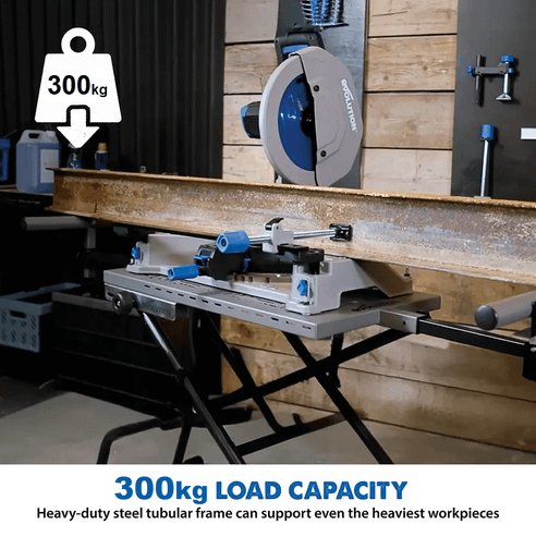 Evolution MCSSTAND Mitering Chop Saw Stand with Powerlift Assist
