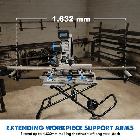 Evolution MCSSTAND Mitering Chop Saw Stand with Powerlift Assist
