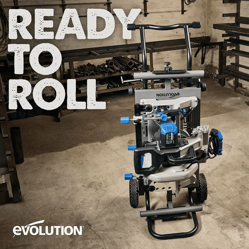 Evolution MCSSTAND Mitering Chop Saw Stand with Powerlift Assist