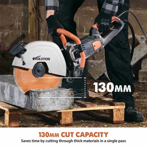 R350DCT Electric Disc Cutter With Automatic Water Fed Dust Suppression