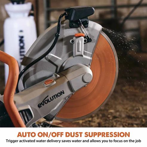 R350DCT Electric Disc Cutter With Automatic Water Fed Dust Suppression