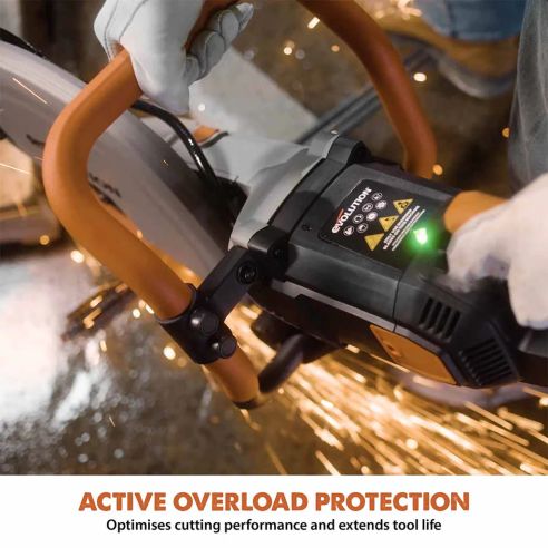 R350DCT Electric Disc Cutter With Automatic Water Fed Dust Suppression
