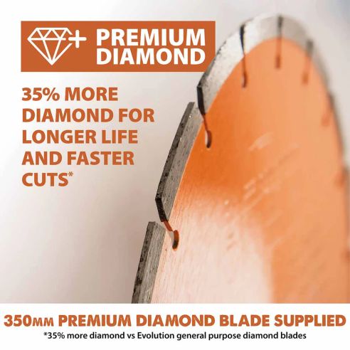 350mm Diamond Premium Blade  PD350SEG-CS