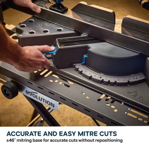 355mm Heavy Duty Metal Cutting Mitre Chop Saw S355 MCS-G2 with EVOMAX BLADE