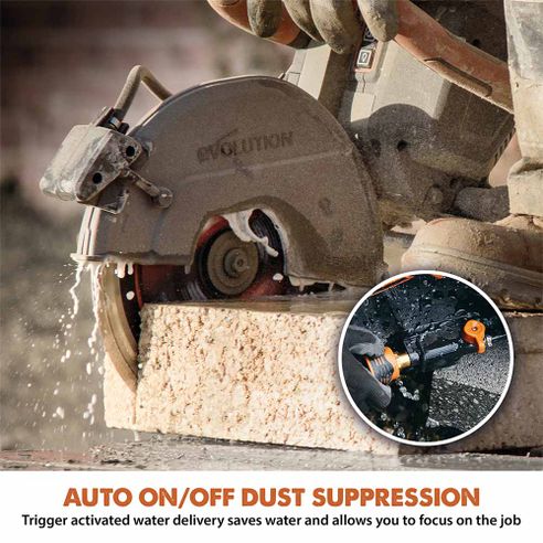 R260DCT-Li Cordless 260mm Disc Cutter With Automatic Water-Fed Dust Suppression and Premium Thin Kerf Diamond Blade