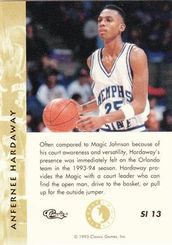 Penny Hardaway Upperdeck card in Memphis