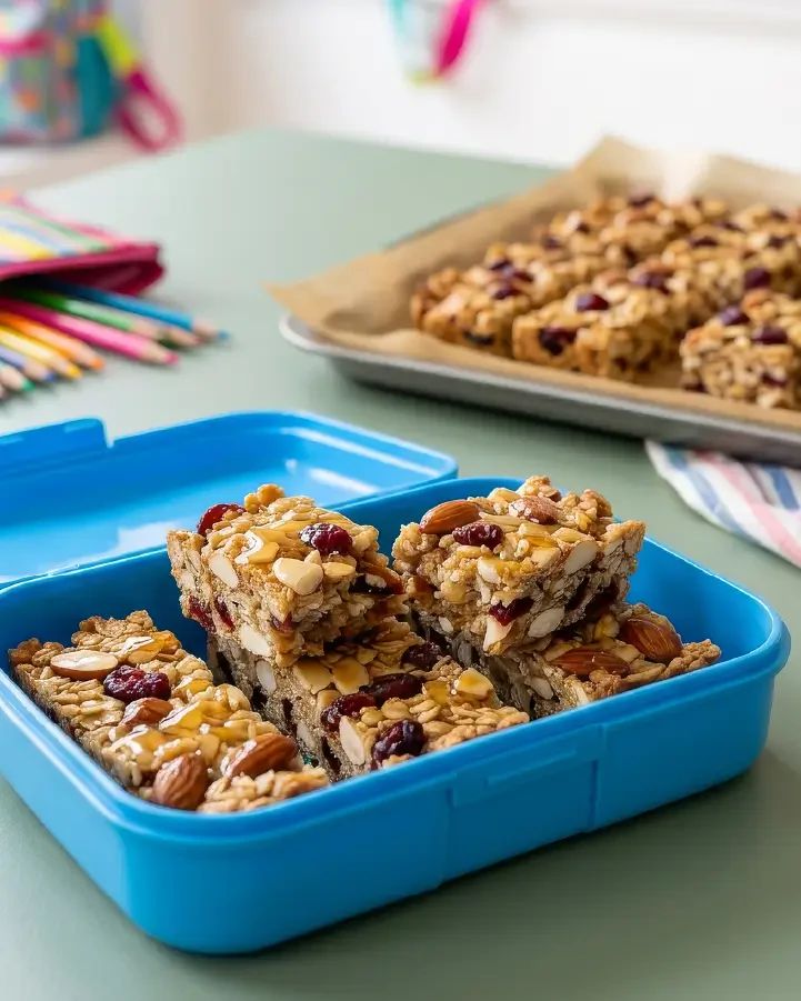 Μπάρες granola ψητές με μέλι, αμύγδαλο & κράνμπερι product_details.image